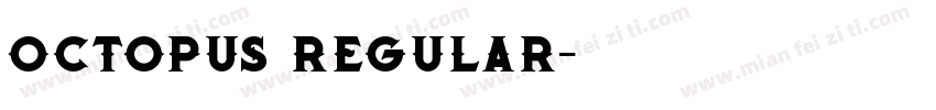 Octopus Regular字体转换